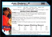 2004 Bowman Juan Cedeno #285 Rookie