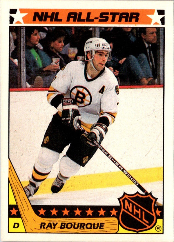 1987 Topps Sticker Inserts Ray Bourque #1