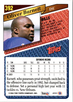 1993 Topps Oliver Barnett #392