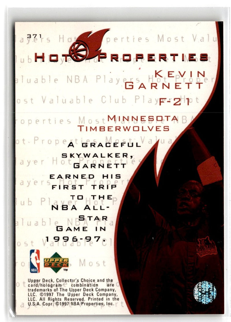 1997 Collector's Choice Kevin Garnett