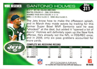 2010 Topps Santonio Holmes #311