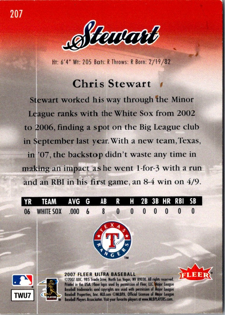 2007 Ultra Retail Chris Stewart