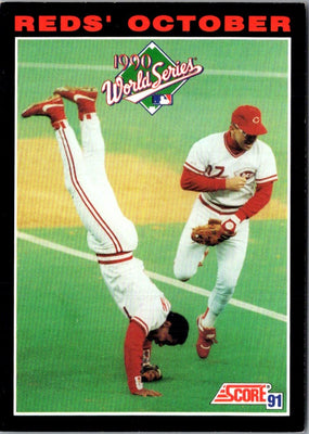 1991 Score Barry Larkin/Chris Sabo #795