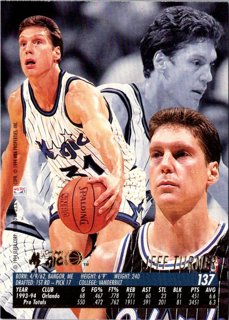 1994 Fleer European Orlando Magic