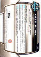 2022 Bowman University Chrome Kyle Filipowski #47