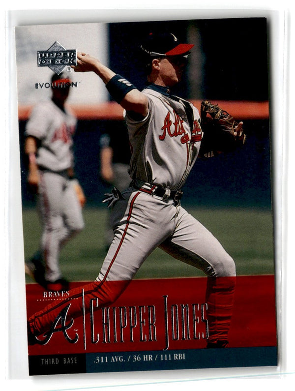 2001 Upper Deck Evolution Chipper Jones #44