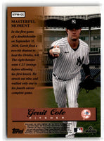 2021 Finest 1997 Topps Masters Gerrit Cole #97FM-GC
