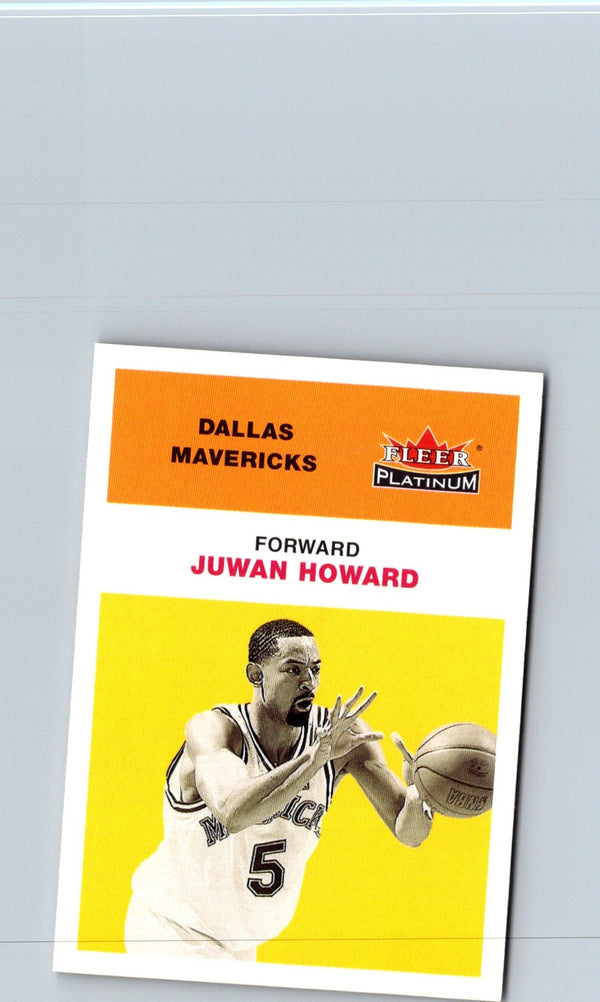 2001 Fleer Platinum Juwan Howard #102