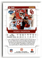 2019 Score Rodney Anderson #340 Rookie