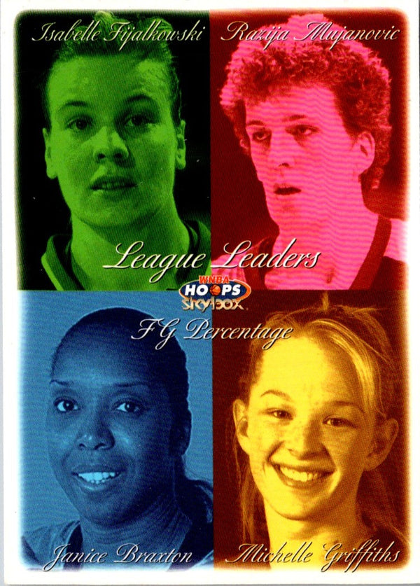 1999 Hoops WNBA Isabelle Fijalkowski/Razija Mujanovic/Michelle Griffiths/Janice Braxton #9