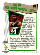 1991 Hoops Jay Humphries
