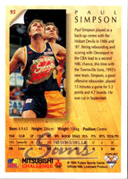1994 Australian Futera NBL Paul Simpson #95