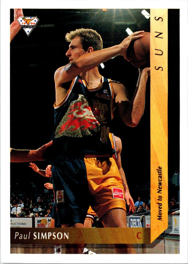 1994 Australian Futera NBL Paul Simpson #95