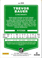 2021 Donruss Holo Red Trevor Bauer #204