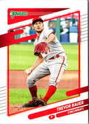 2021 Donruss Holo Red Trevor Bauer