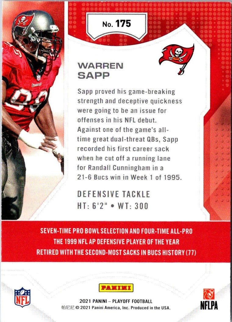 2021 Panini Warren Sapp