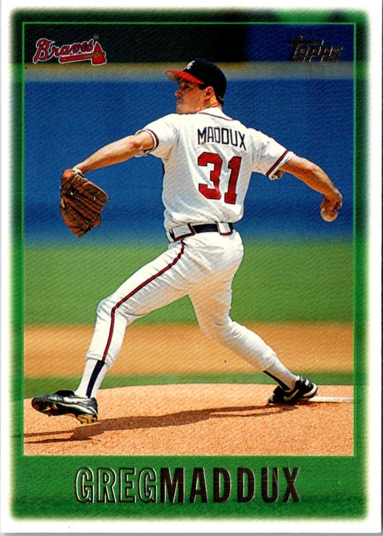 1996 Topps Bronze League Leaders Greg Maddux