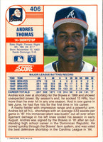 1989 Score Andres Thomas #406