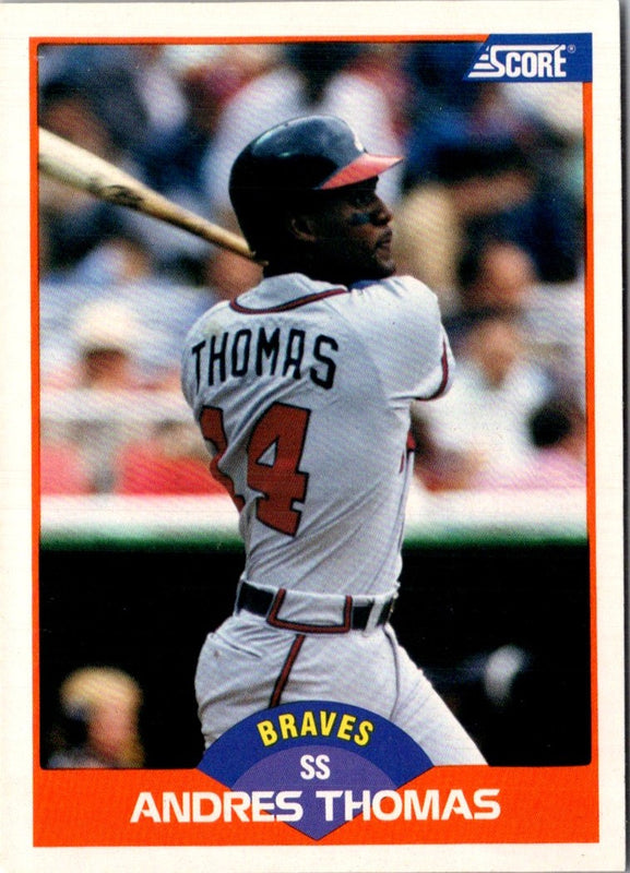 1989 Score Andres Thomas #406