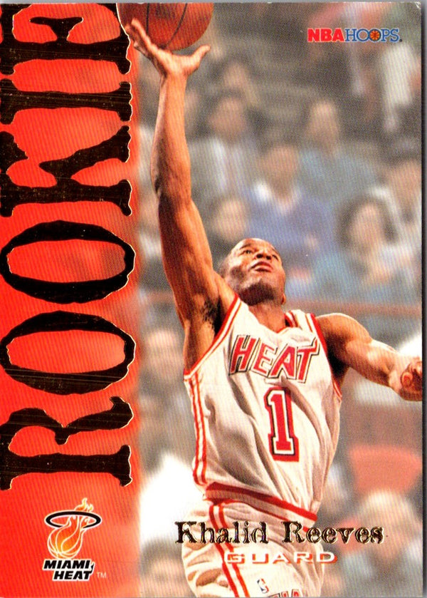 1994 Hoops Khalid Reeves #344 Rookie