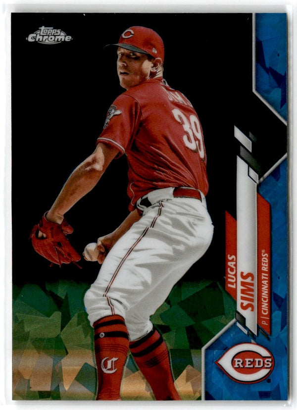 2020 Topps Chrome Sapphire Edition Lucas Sims #496