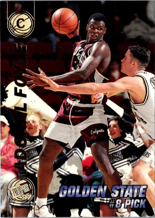 1997 Press Pass Double Threat Adonal Foyle #8