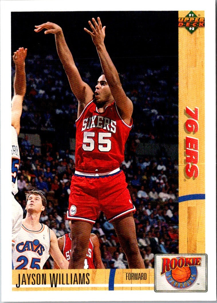 1991 Upper Deck Rookie Standouts Jayson Williams