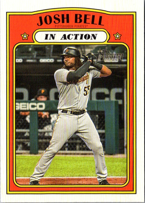 2021 Topps Heritage Red Josh Bell #310