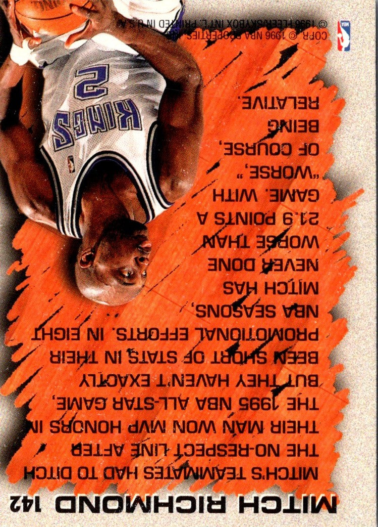 1996 Fleer Mitch Richmond