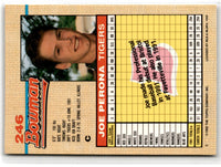 1992 Bowman Joe Perona #246 Rookie