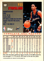 1997 Topps Chrome Refractors Rod Strickland #197