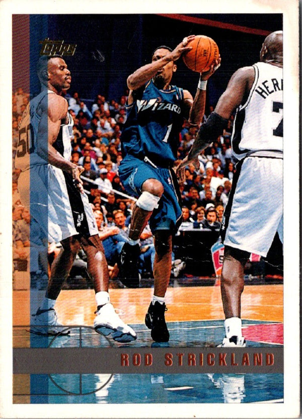 1997 Topps Chrome Refractors Rod Strickland #197