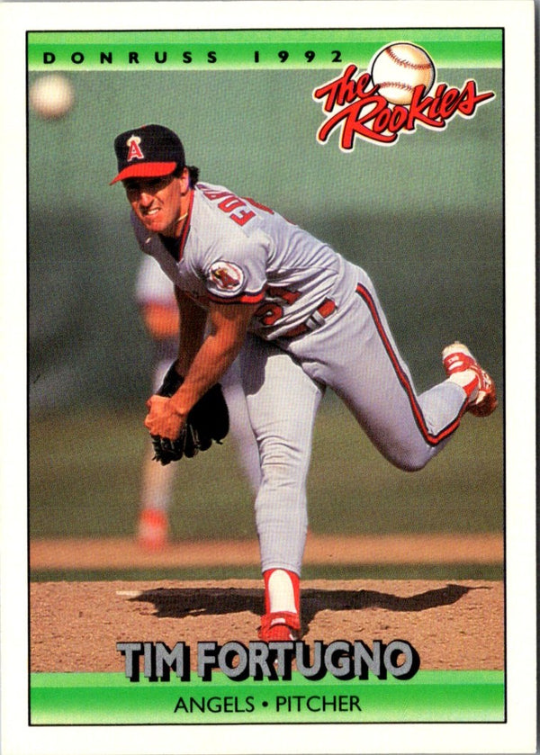 1992 Donruss The Rookies Tim Fortugno #38 Rookie