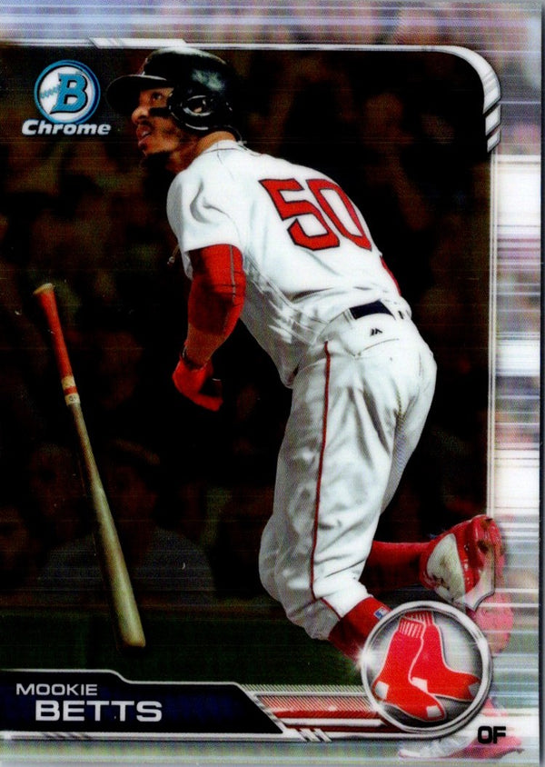 2019 Bowman Chrome Mookie Betts #75