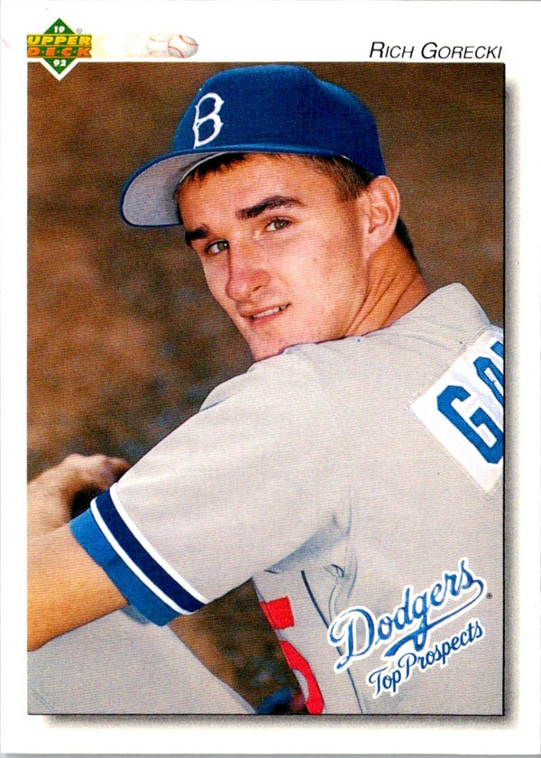 1992 Upper Deck Minors Rick Gorecki #109