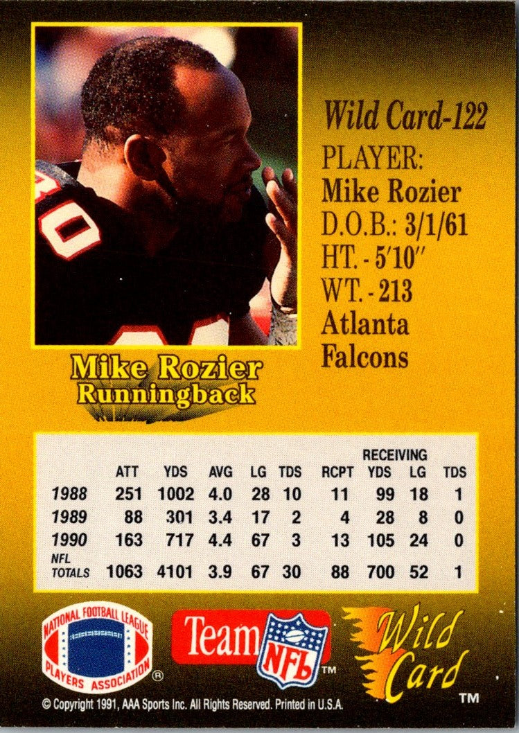 1991 Wild Card Mike Rozier