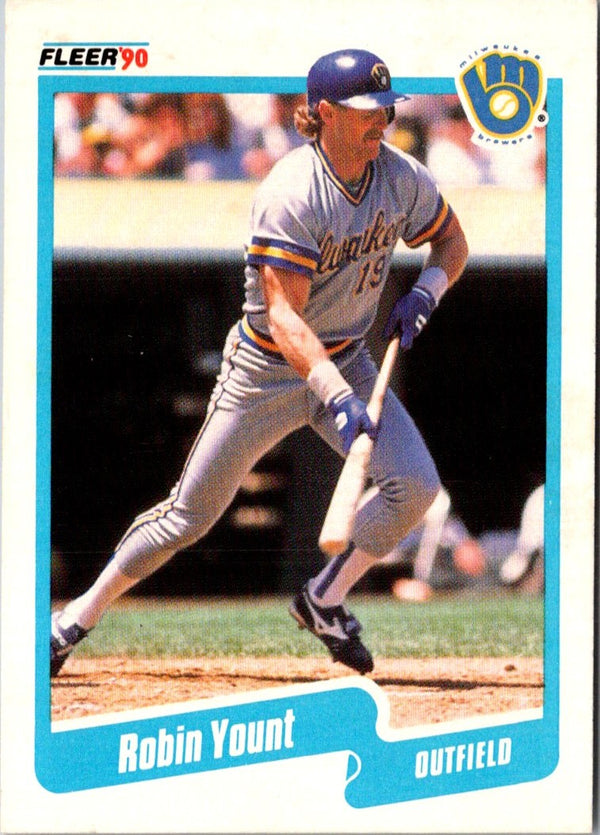 1990 Fleer Canadian Robin Yount #340