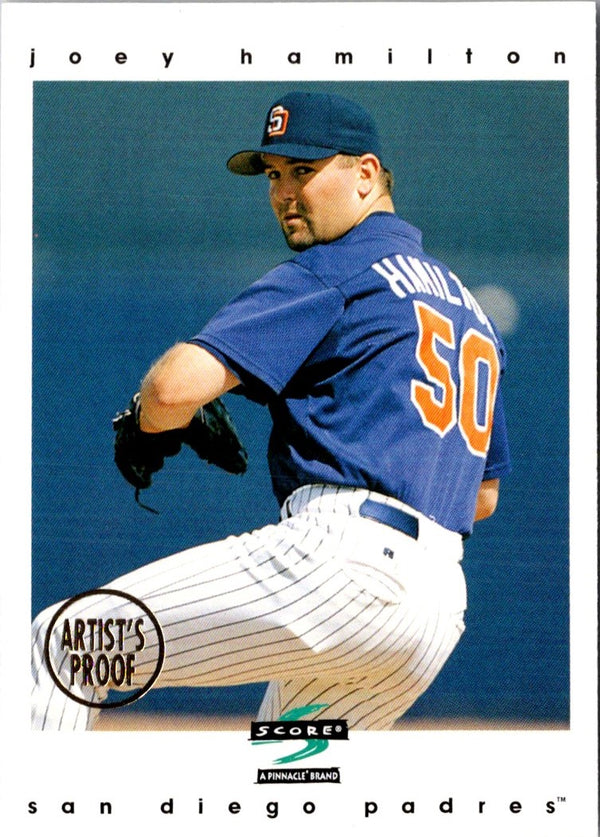 1997 Score Artist's Proofs White Border Joey Hamilton #261