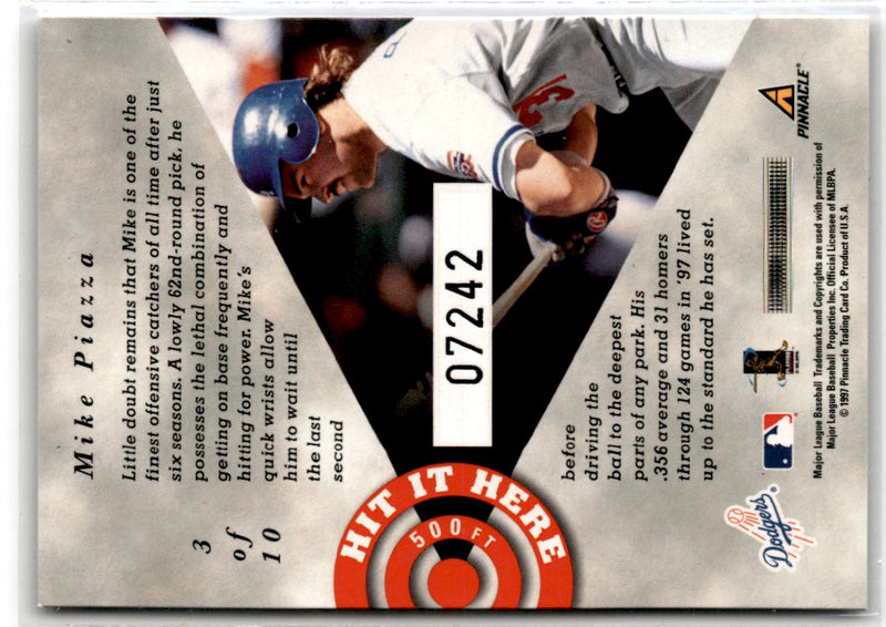 1997 New Pinnacle Mike Piazza