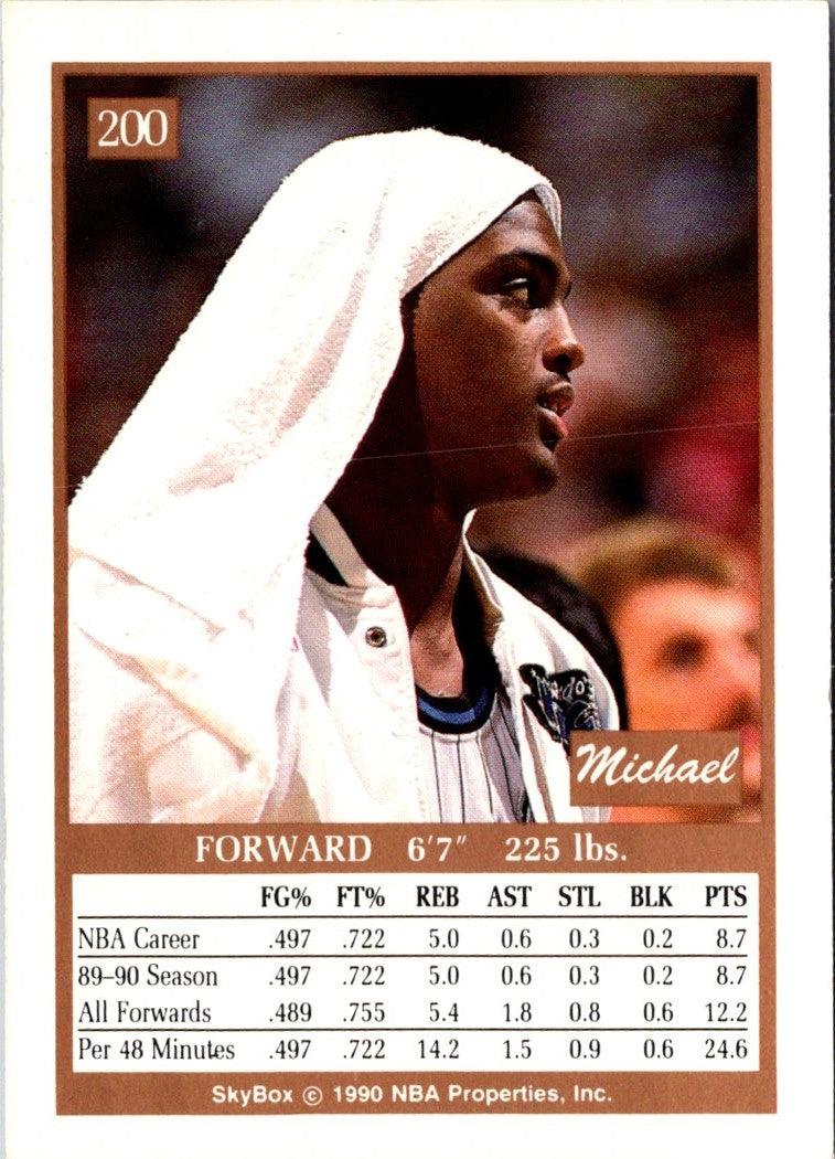 1990 SkyBox Michael Ansley