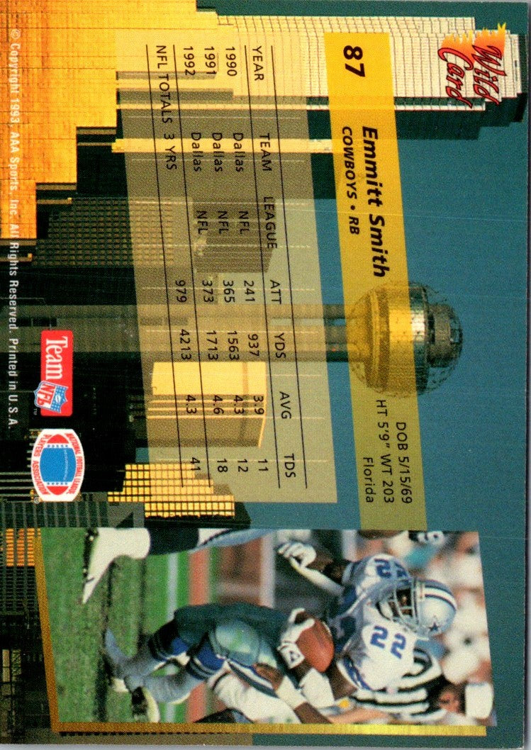 1993 Wild Card Emmitt Smith