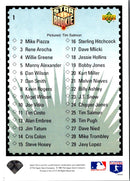 1992 Upper Deck Star Rookie Checklist