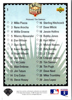 1992 Upper Deck Star Rookie Checklist #1