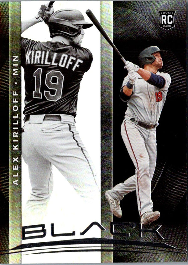 2021 Panini Chronicles Black Alex Kirilloff #6