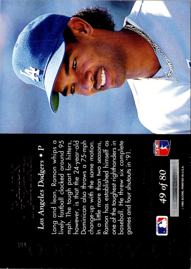 1992 Pinnacle Team 2000 Ramon Martinez