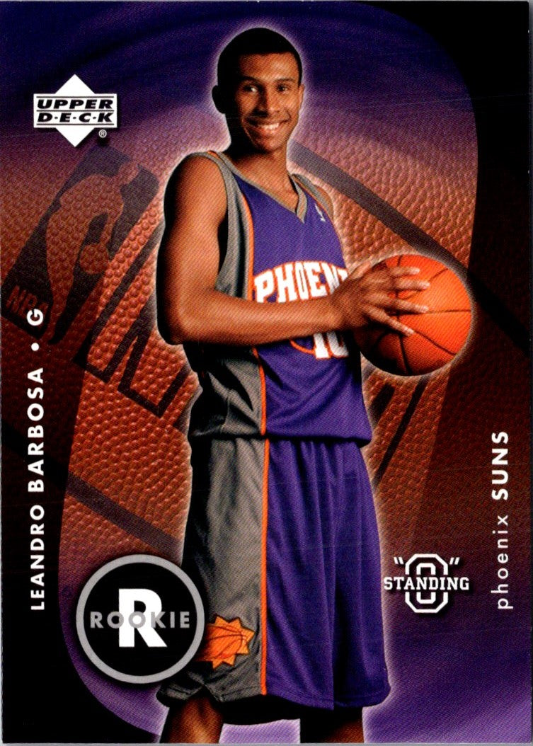 2003 Upper Deck Standing O Rookies Embossed Gold Leandro Barbosa