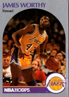 1990 Hoops Team Night Los Angeles Lakers James Worthy #NNO