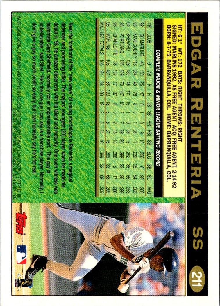 1997 Topps Edgar Renteria