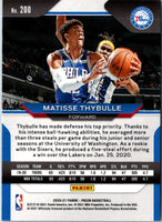 2020 Panini Prizm Prizms Matisse Thybulle #200