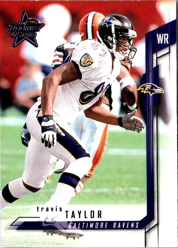 2001 Leaf Rookies & Stars Travis Taylor #92